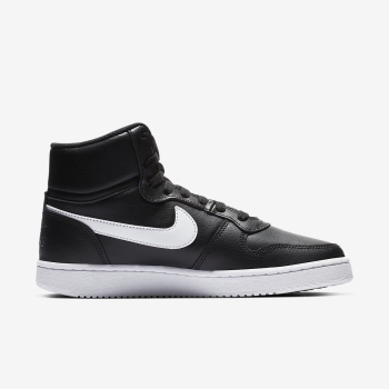 Nike Ebernon Mid - Sneakers - Sort/Hvide | DK-37680